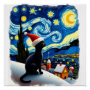 Search for starry night cat posters Cute