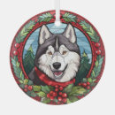 Search for husky christmas tree decorations Cute adorable