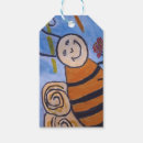 Search for honey bee gift tags Black