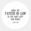Search for funny in law stickers Father