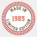Search for 1985 stickers Birthday