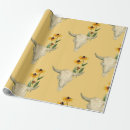 Search for cow skull wrapping paper Cowgirl