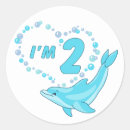 Search for dolphin birthday stickers Blue