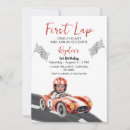 Search for cars invitations Race car party