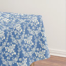 Search for blue white floral pattern tablecloths Modern