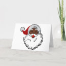 Search for black american christmas cards African santa