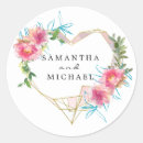 Search for geometric hearts stickers Pink