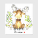 Search for big moose stickers Nature