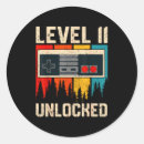 Search for eleven stickers Retro