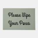 Search for wipe your paws doormats Cat