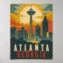 Search for georgia vintage travel posters Atlanta