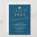 Search for blue and gold graduation invitations Grad party