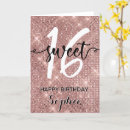 Search for gold sweet 16 postcards Sweet sixteen birthday