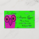 Search for owl business cards Cute