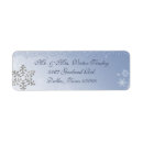 Search for wedding winter return address labels Chic