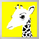Search for black and white giraffe art Animal