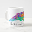 Search for north carolina map mugs Watercolor