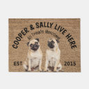Search for pug garden outdoor Welcome mat