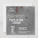 Search for undead halloween invitations Spooky