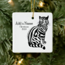 Search for white cat christmas tree decorations Vintage