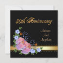 Search for 50th anniversary dinner invitations Gold