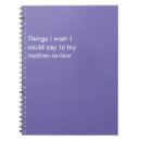 Search for law notebooks Mother in law