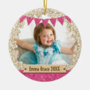 Search for glitter christmas tree decorations Baby girl