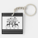 Search for grey stripe square key rings White