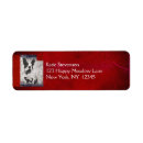 Search for black white and red return address labels Dog