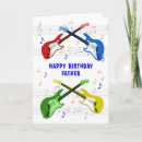Search for guitarist birthday cards Musical instrument