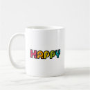 Search for happy words mugs Happiness