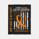 Search for multiple sclerosis blankets Leukaemia survivor