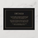 Search for black and gold reception invitations Stylish