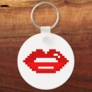 Search for red lips key rings Cute