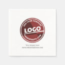 Search for branded napkins Promotional items