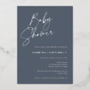 Search for silver baby shower invitations Minimalist