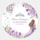 Search for lavender floral stickers Mis quince anos