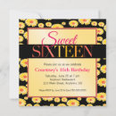 Search for yellow pattern invitations Girly
