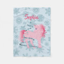 Search for unicorn christmas blankets Girly