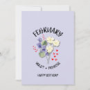 Search for birth month cards February