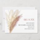 Search for pampas grass save the dates Boho