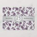 Search for purple anniversary invitations Celebration