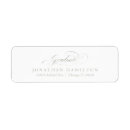 Search for fancy return address labels Classy