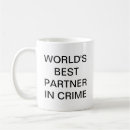 Search for partner in crime coffee mugs Birthday