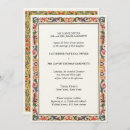 Search for blue floral border wedding invitations Formal