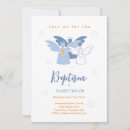 Search for angel christening invitations Blue