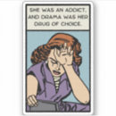 Search for retro comics stickers Woman