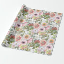 Search for pink floral wrapping paper Hand drawn