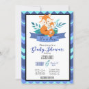 Search for fox baby boy shower invitations Blue