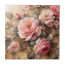 Search for vintage rose painting tiles Elegant